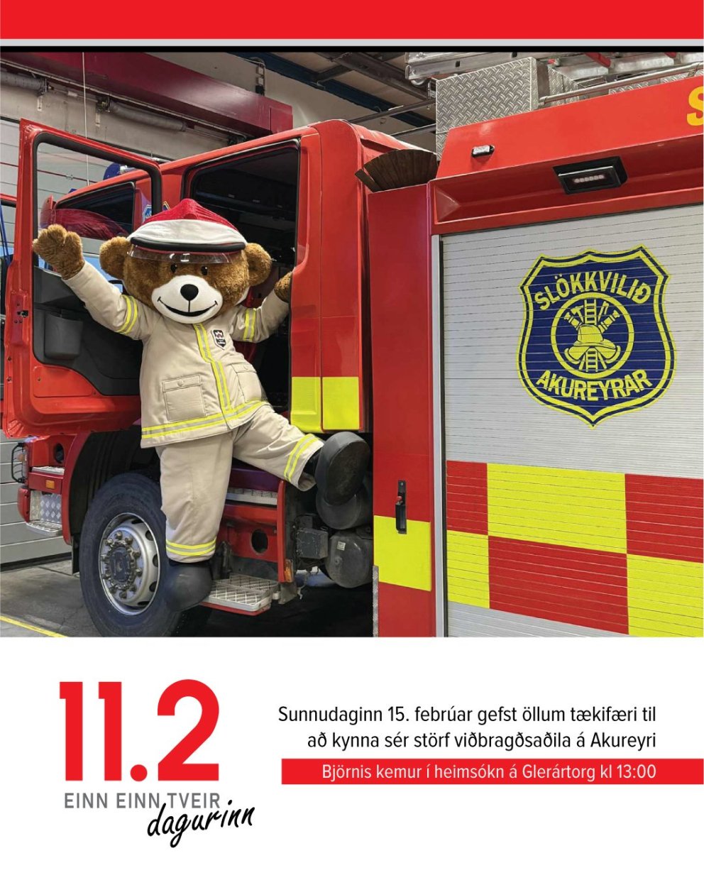 112 dagurinn á Glerártorgi