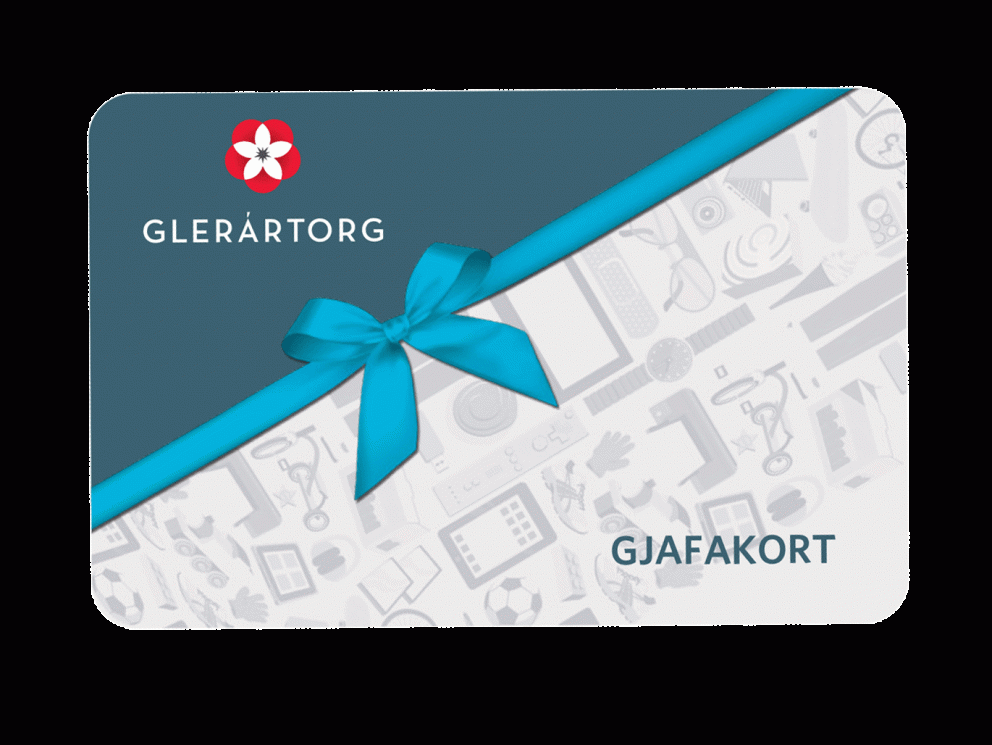 GJAFAKORT GLERÁRTORGS - GÓÐUR KOSTUR