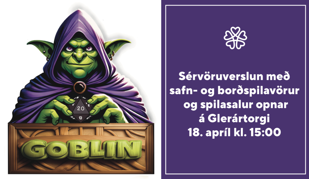 Nýr spilasalur og spilavöru verslun opnar á Glerártorgi