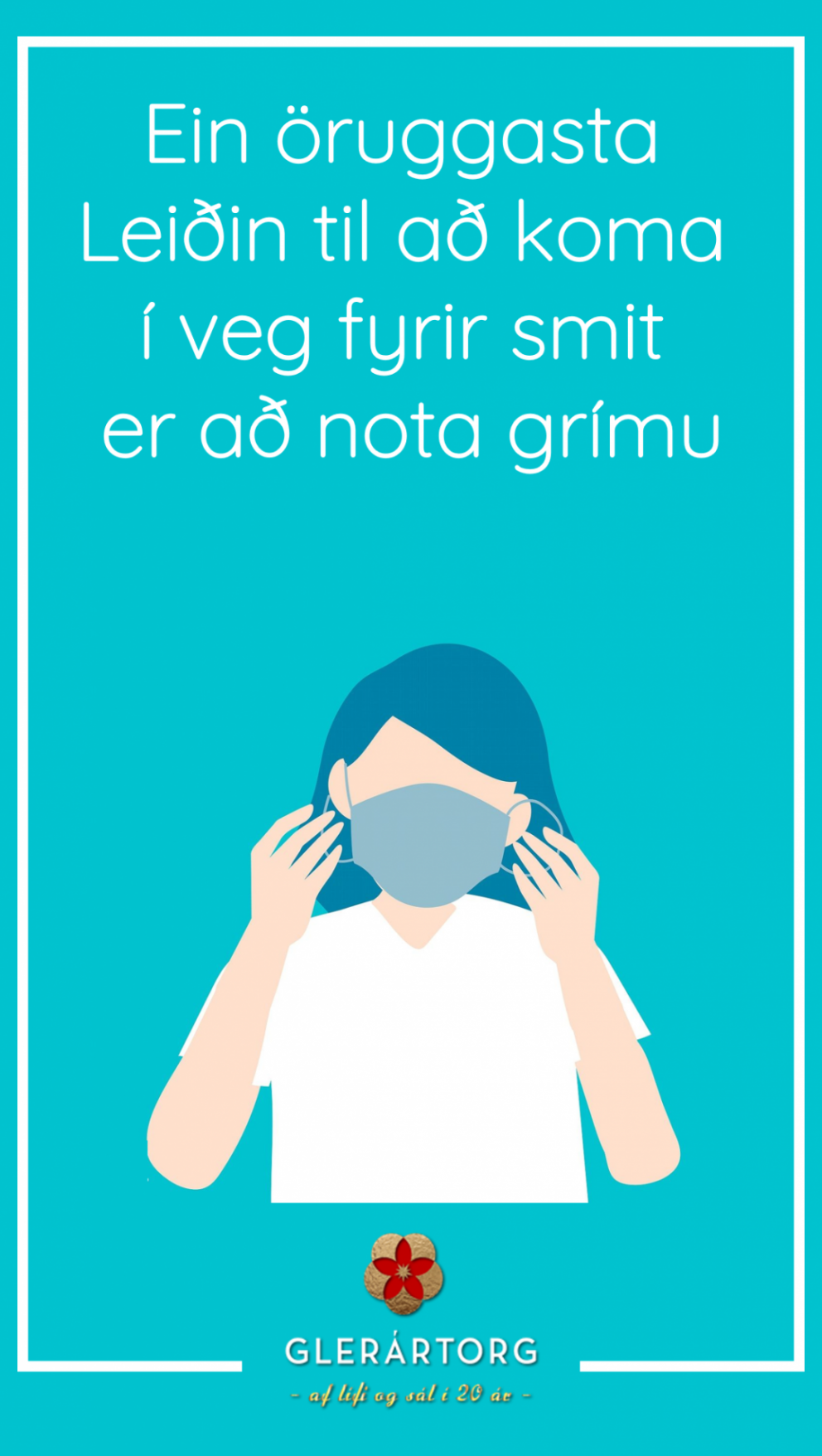 Grímuskylda á Glerártorgi