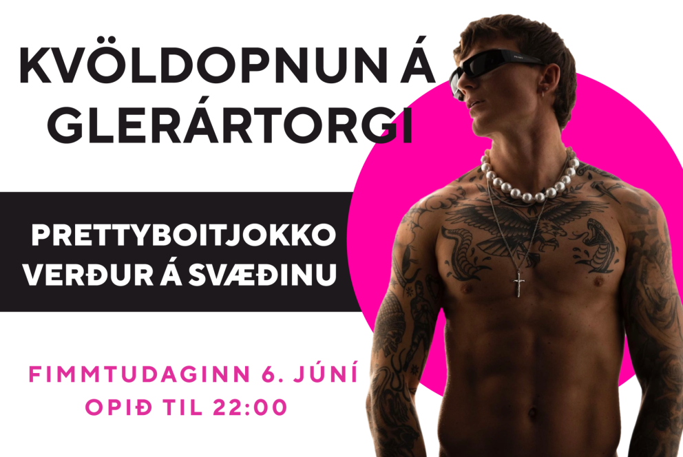 Bleik veðurviðvörun á Glerártorgi - Kvöldopnun 6. júní