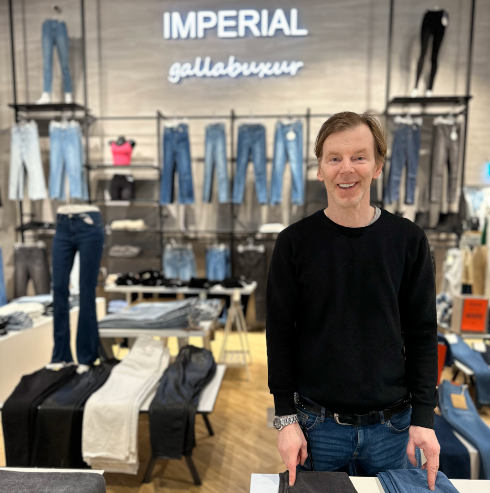 „Að hjálpa fólki við að finna góðar gallabuxur eða aðra flík sem það er ánægt með, það er mómentið s…
