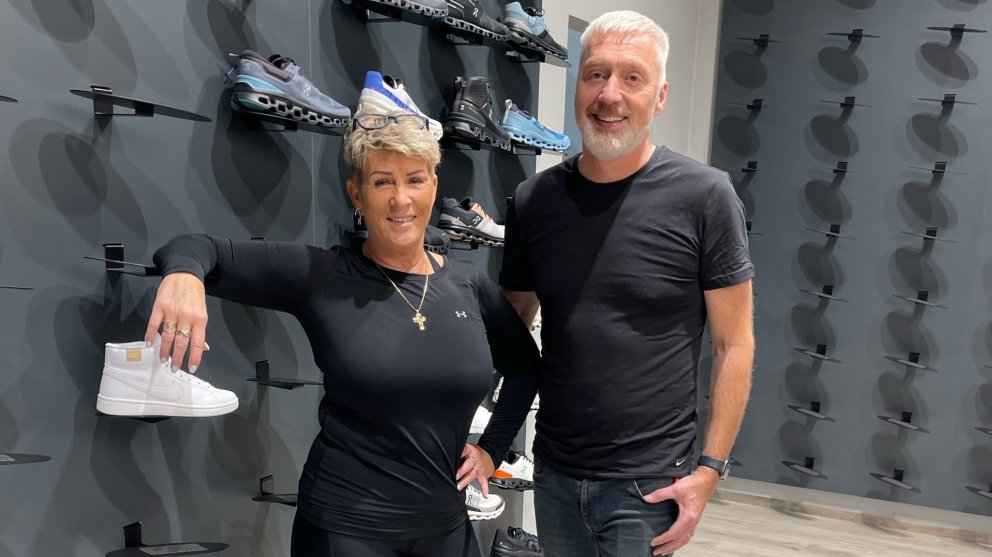 Berglind Tulinius og Egill Einarsson, eigendur Sportvers