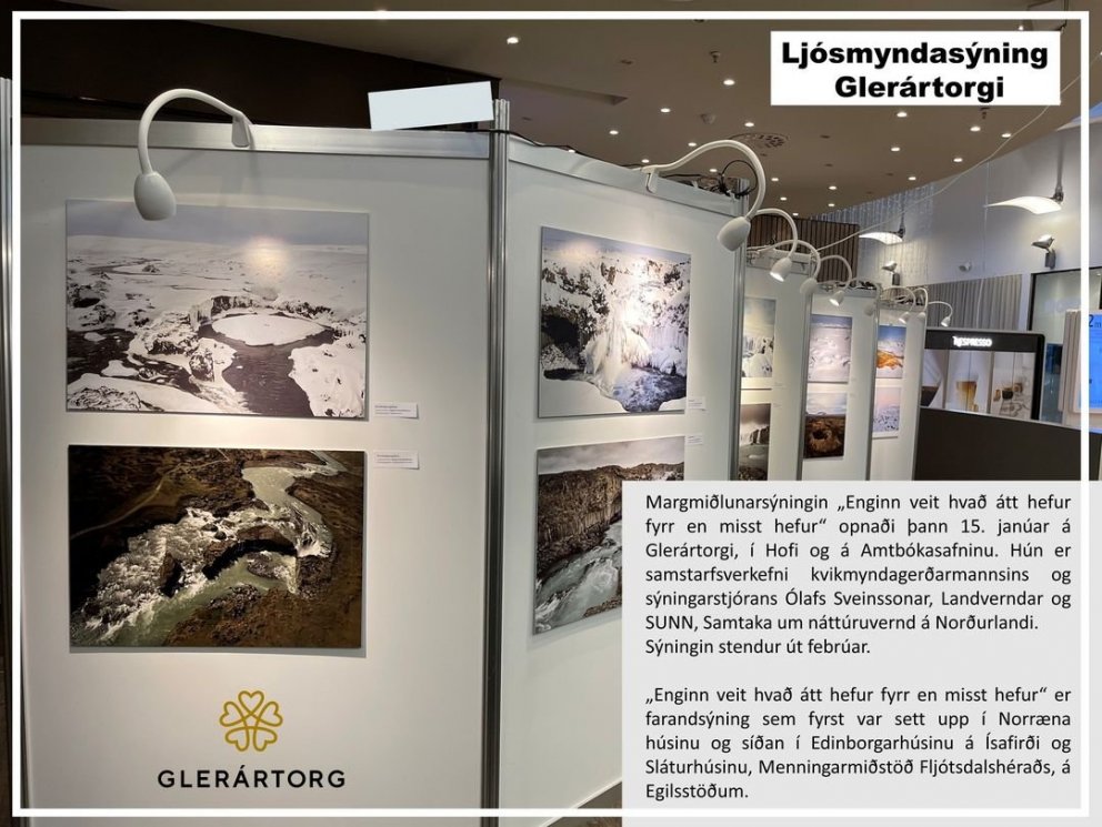 Glerártorg tekur þátt í margmiðlunarsýningu
