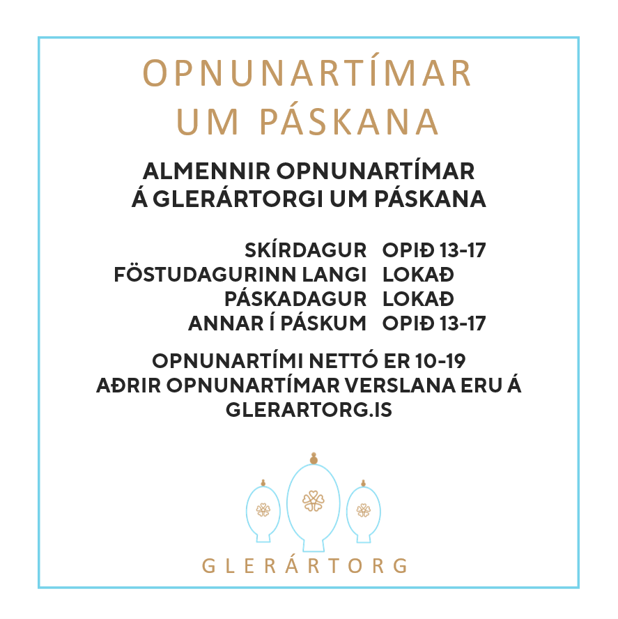 Opnunartímar á Glerártorgi um páskana