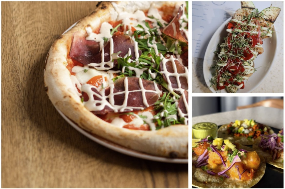 Myndir: Pizza Popolare, Fuego Taqueria, La Cusine.